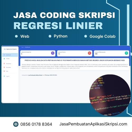 Jasa Pembuatan Program Skripsi Regresi Linear