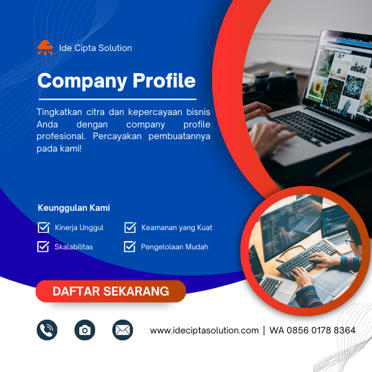 Jasa website Company Profile