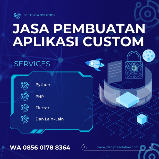 Jasa pembuatan aplikasi custom