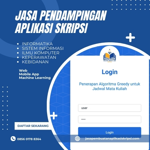 jasa pendampingan aplikasi skripsi