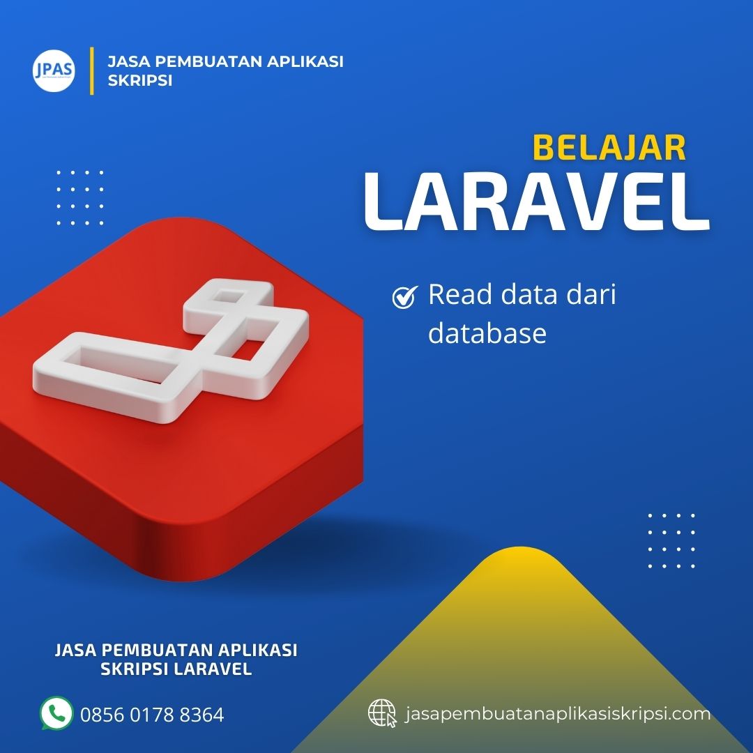 membaca database dengan laravel