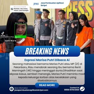 marisa putri mahasiswi menabrak ibu sampai meninggal karna alkohol