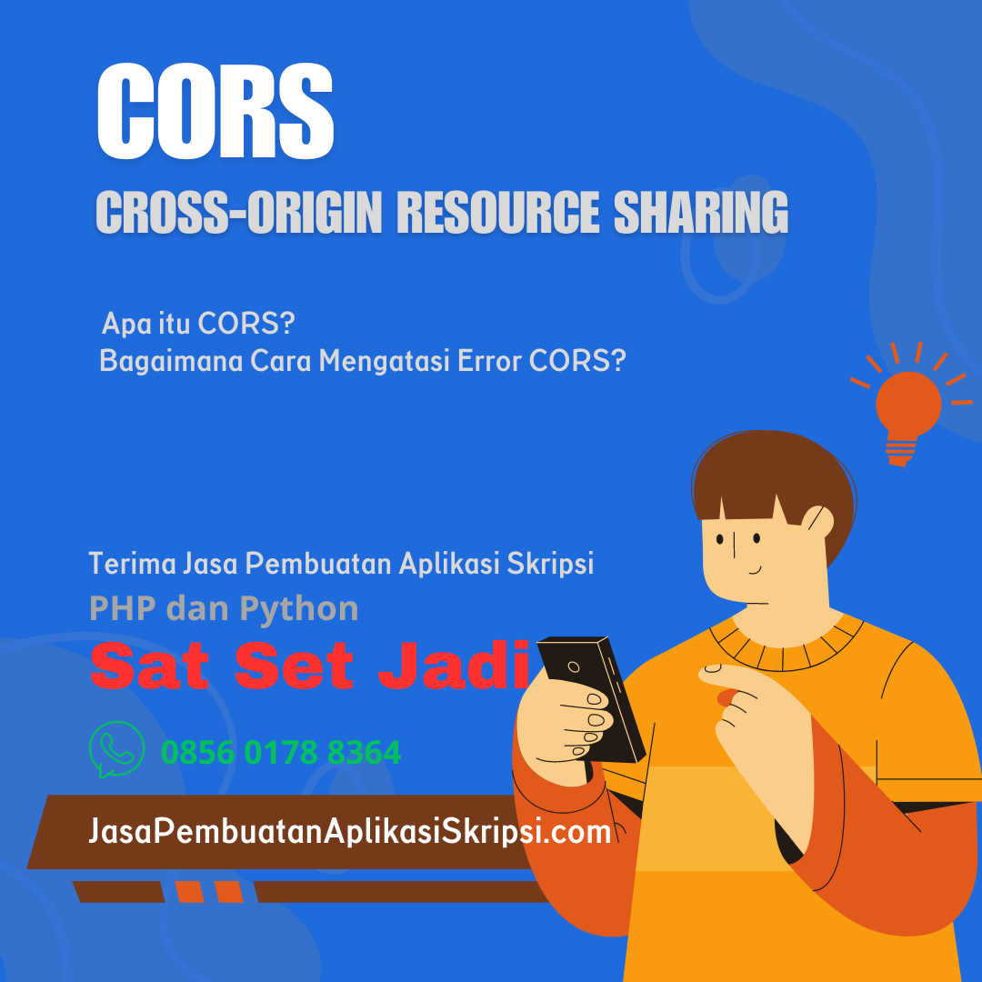 Cara mengatasi error CORS block
