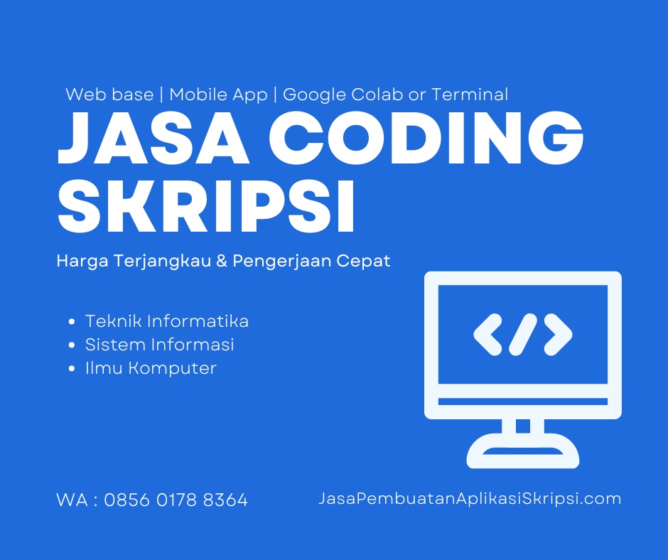 Pembuatan Aplikasi Skripsi Teknik Informatika dengan Harga murah