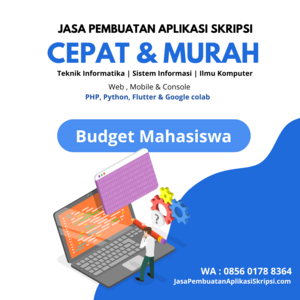 jasa pembuatan aplikasi skripsi murah