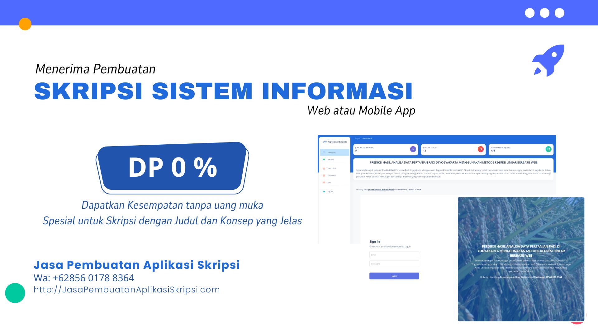 Pembuatan web Skripsi Sistem Informasi Cepat dan Murah