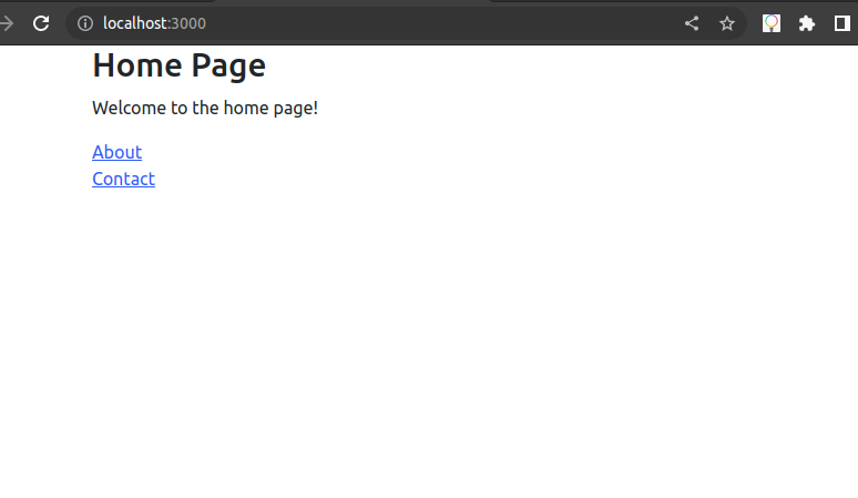 navigasi halaman pada reactjs