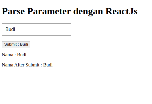 parse data antar componen dengan reactJs