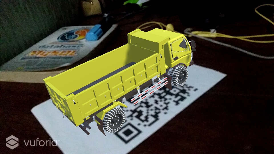 Media pembelajaran AR Truck untuk Skripsi