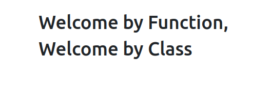 result component reactjs with functional and class