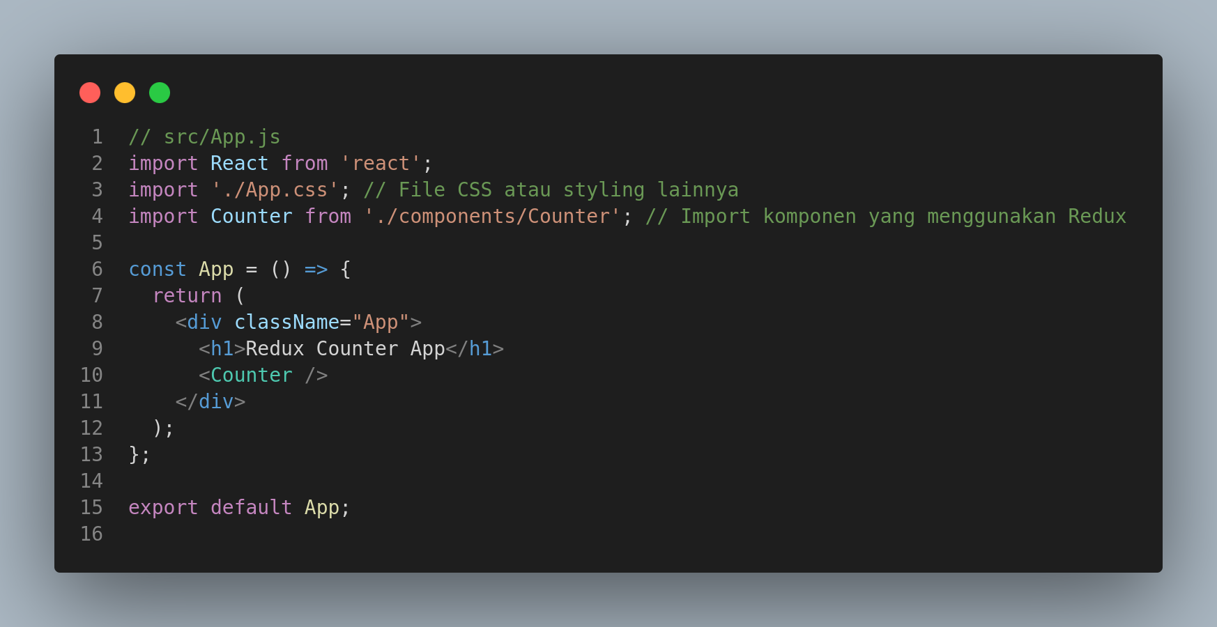 Redux reactJs app