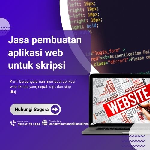 Jasa Pembuatan Aplikasi Web untuk Skripsi