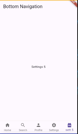 Buttom Navigation