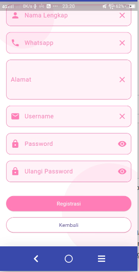 Sentuhan Feminin UI Design dalam Program Tugas Akhir jurusan Sistem informasi