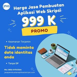 harga jasa pembuatan aplikasi web skripsi