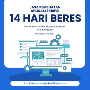 jasa pembuatan aplikasi skripsi