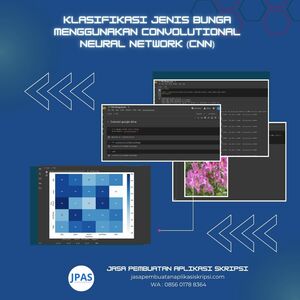 Klasifikasi Jenis Bunga Menggunakan Convolutional Neural Netwrok | CNN