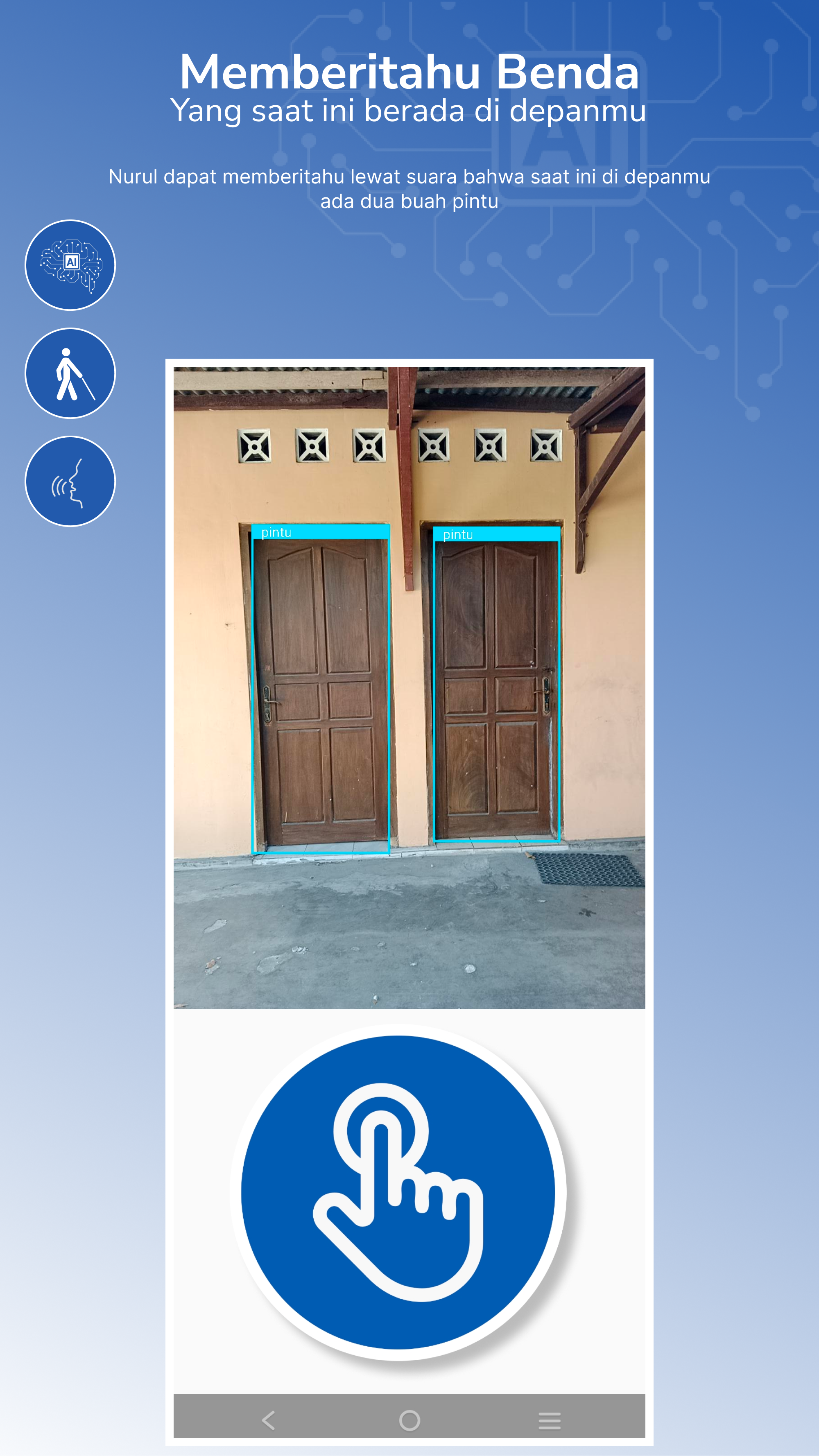 Ada 2 Pintu di depan