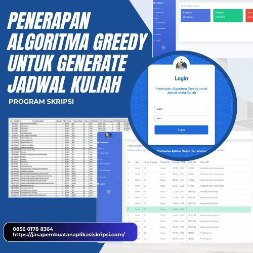 Skripsi Penerapan Algoritma Greedy untuk Generate Jadwal Kuliah