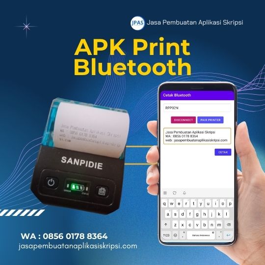 Jasa Pembuatan Aplikasi Android untuk Print ke Printer Thermal via Bluetooth