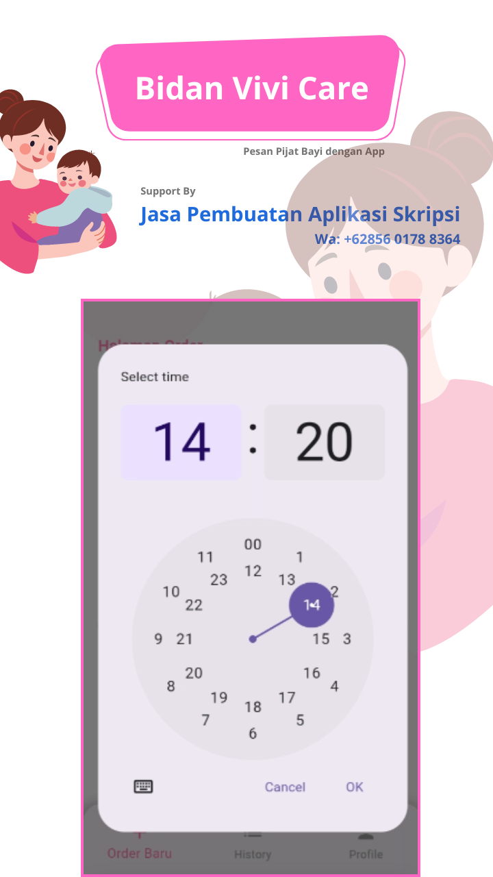 Pemilihan Jam Reservasi