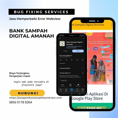Solusi Cepat Perbaikan WebView untuk Bank Sampah Digital Amanah