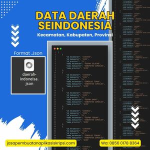 Jual database nama daerah seluruh Indonesia