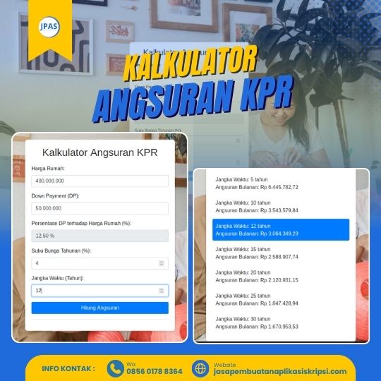 Aplikasi Kalkulator Angsuran KPR