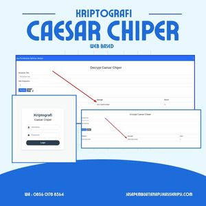 Kriptografi Caesar Cipher | Tugas Kuliah