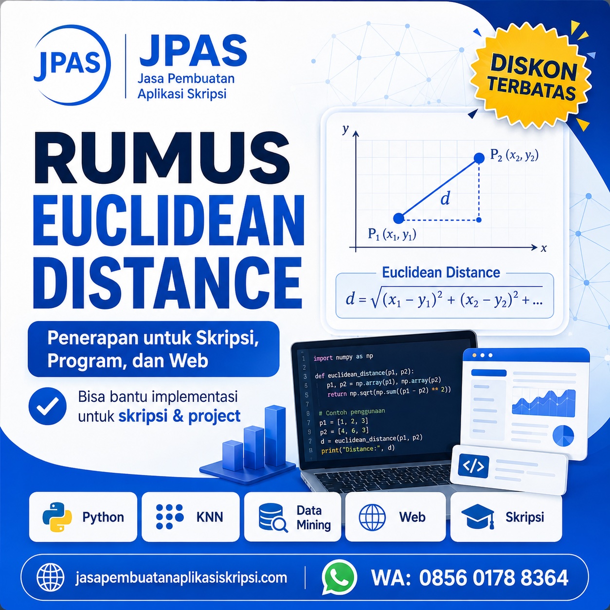 Rumus Euclidean Distance